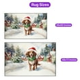 thumbnail image 5 of Hello Winter Brittany Spaniel Frosty Morning Walk Welcome Snowy Christmas Indoor Rug Brittany Dog Lover Gifts Idea Carpet Living Bed Room Sofa Home Decor - 02018, 5 of 5