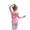 Pink, variant on LYMAYTER Girls Ballet Costume Solid Color Long Sleeve Basic Leotard Summer Ruffled Practice Wear 3-11Y