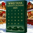 thumbnail image 7 of 2025 WWII Tank Advent Calendar - 24 Days Countdown Calendar Featuring Tanks for Holiday Surprises, 7 of 7