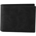 thumbnail image 1 of Cartera para hombre Carteras de bolsillo con cremallera plegable de cuero de PU para hombres con bolsa de soporte para ranuras para tarjetas de crédito Vogacara  BB6578-01, 1 of 7
