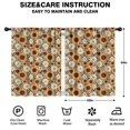 thumbnail image 2 of Blackout Kids Curtains,Sunflower Childrens Insulated Curtains Set Of 2,Bedroom Essentials,Toddler Room Decor 42x54in(106x137cm), 2 of 4
