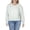 Blue, variant on Levi's California Womens Juniors Paloma Cropped Striped Sweatshirt Blue XL