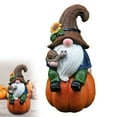 thumbnail image 5 of Fall Gnome Statue Decor Thanksgiving Pumpkin Gnome Figurines Resin Tabletop Decoration for Fall Thanksgiving Indoor Outdoor Home Garden Yard Decor, 5 of 9