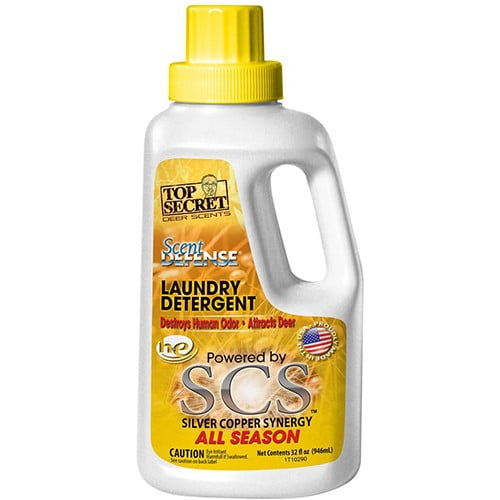 Top Secret Scent Defense Laundry Detergent 32 oz.