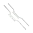 thumbnail image 2 of Bunblic 2x RC Car Chassis Frame Rails Upgrade DIY Modified Spare Parts Replacement for MN98 MN99S Parts 1:12 RC Crawler Car Toy Hobby argent, 2 of 8