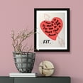 thumbnail image 4 of Designs ByLITA I Have So So So Much Love For You In My Heart That It Doesn't Fit, 8 x 10 Wall Print Inspirational (Unframed) | Love Retro Decoration, 4 of 5