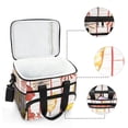 thumbnail image 6 of FORMRS Insulated Cooler Bag 24 Cans Capacity Soft Leakproof Lunch Box with Side Pockets, Beach Crab, 6 of 7