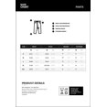 thumbnail image 3 of Mens Stripe Track Pants Skinny Fit Stretch Trouser Elastic Jogger, 3 of 5