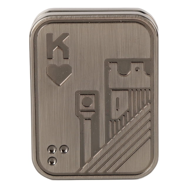 Juguete deslizante de póker alivio del estrés ergonómico portátil reduce la presión Mini juguete deslizante de metal para marido para exteriores ANGGREK Otros