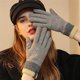 thumbnail image 4 of Guantes de invierno para mujer con pantalla táctil, dedos, mensajes de texto, puños elásticos, guantes térmicos a prueba de viento, 4 of 4