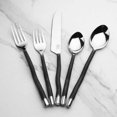 thumbnail image 2 of Tedpole Burnt Black 20 Pc. Flatware Set (Serves 4), 2 of 11