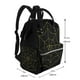 thumbnail image 2 of Disketp Golden Spider Web Mochila de Pañales de Gran Capacidad con Múltiples Bolsillos, Mochila de Viaje Multifuncional para Bebé, Unisex, Moderna y Resistente, 2 of 6