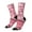 2 Black-2, variant on Glittering Pink Bathtub Crew Socks for Men & Women, Breathable Casual Athletic Ankle Socks