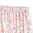 thumbnail image 4 of Mifsaly Toddler Girls 2 Piece Pajama Outfits Cute Graphic Sleeveless Ruffle Trim Tops and Shorts Kids Soft Breathable Summer Casual Home Clothes, 4 of 6