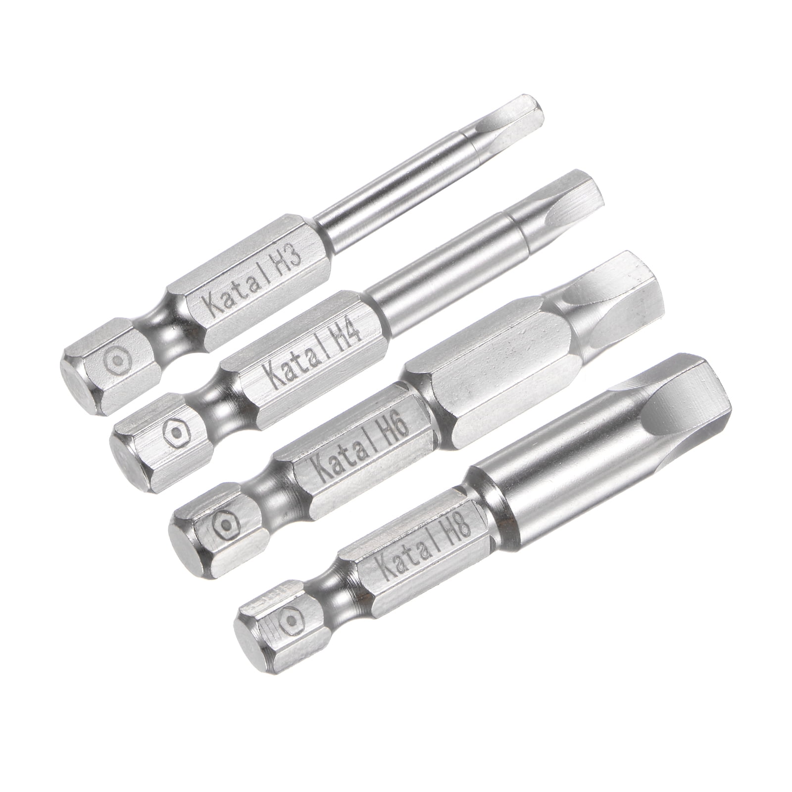 H3-H8 Magnetic Security Pentagon Screwdriver Bit Set 1/4