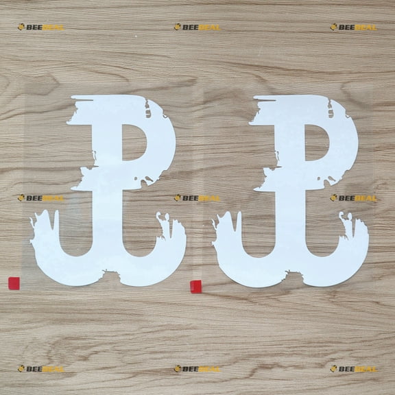 2X White 6 Inches Polska Polish Fighting Poland Decal Sticker Vinyl Anchor Kotwica Walczaca Distressed