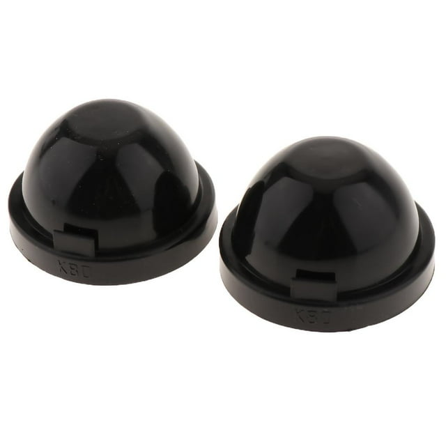 2 piezas de 80 mm, cubiertas de goma impermeables para carcasa de sellado, cubiertas antipolvo para kit de conversión , kit de bombillas L Yotijar cubierta de la tapa antipolvo del faro