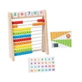 thumbnail image 3 of Ábaco de madera para niños Matemáticas con tarjetas de números Juguetes para niños en edad preescolar, 3 of 9