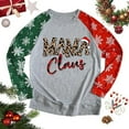 thumbnail image 4 of Women's Christmas Long Sleeve Tops Tshirts Crew Neck Print Lightweight Hoodie Holiday Graphic Tees Blouses, 4 of 5