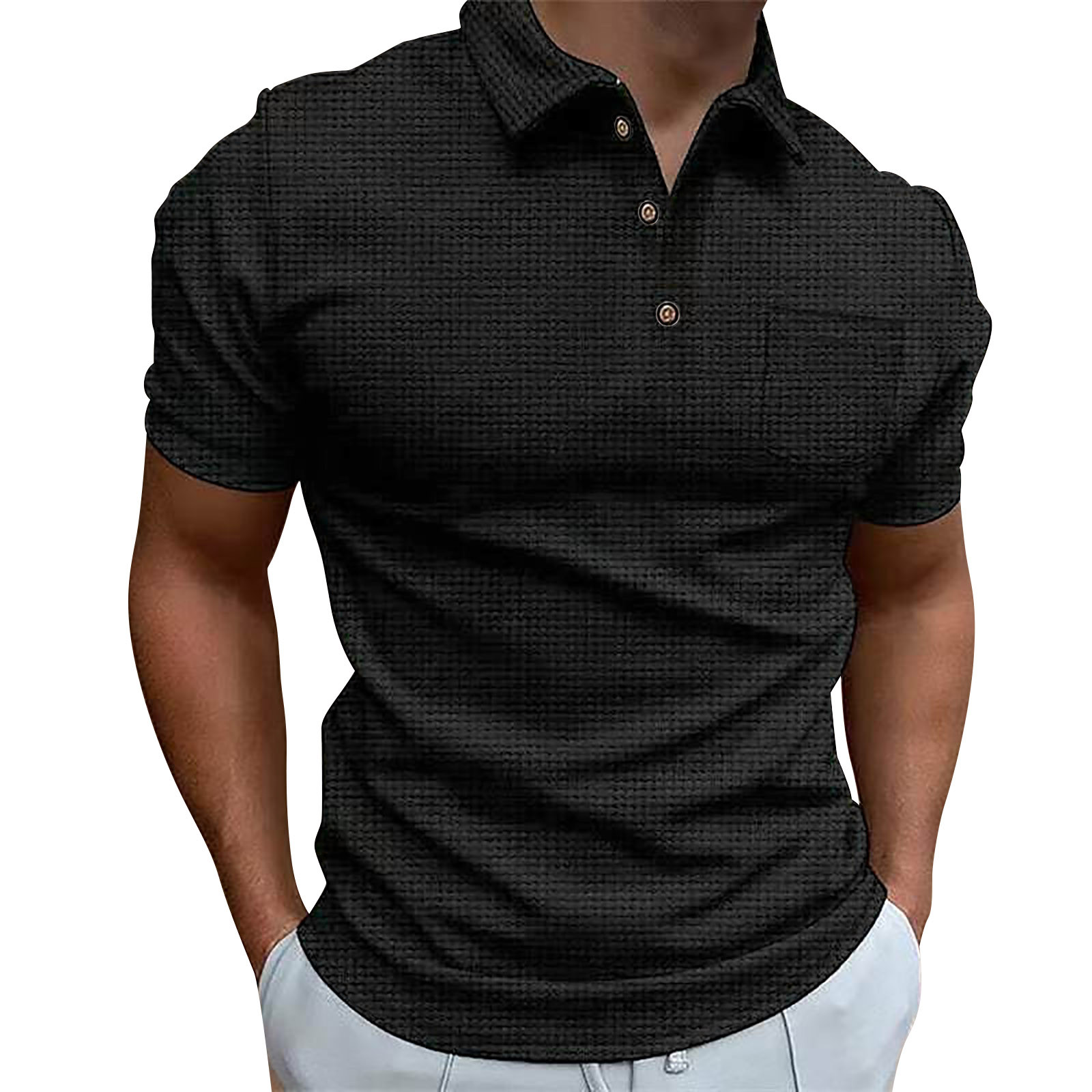 【新品】TFW49 REGULAR COLLARS POLO TFW49 - LINE SLEEVE POLO | ポロシャツ | チャコール