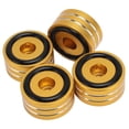 thumbnail image 1 of 4pcs Speaker Isolation Feet, Aluminum Alloy Vibration Reduction Spikes for CD DVD Player HiFi Devices, 1 of 7