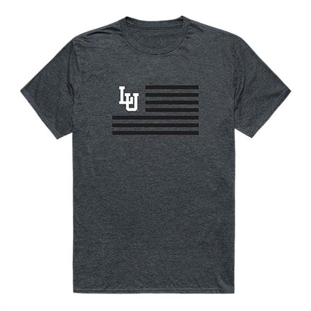 Lehigh University Flag T-Shirt, Heather Charcoal 2 - Large