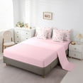 thumbnail image 5 of Feelyou Kawaii Ballet Dance Bedding Comforter Set 7pcs for Kids, Fairy Tale Princess Queen Bedding Sets, Cute Dreamy Cartoon Reversible Queen Sheet Sets, Luxury Bedroom Decor, 5 of 8