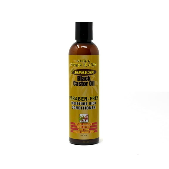 Jamaican Mango & Lime - Black Castor Oil Paraben-Free Conditioner 8 Oz. * BEAUTY TALK LA *
