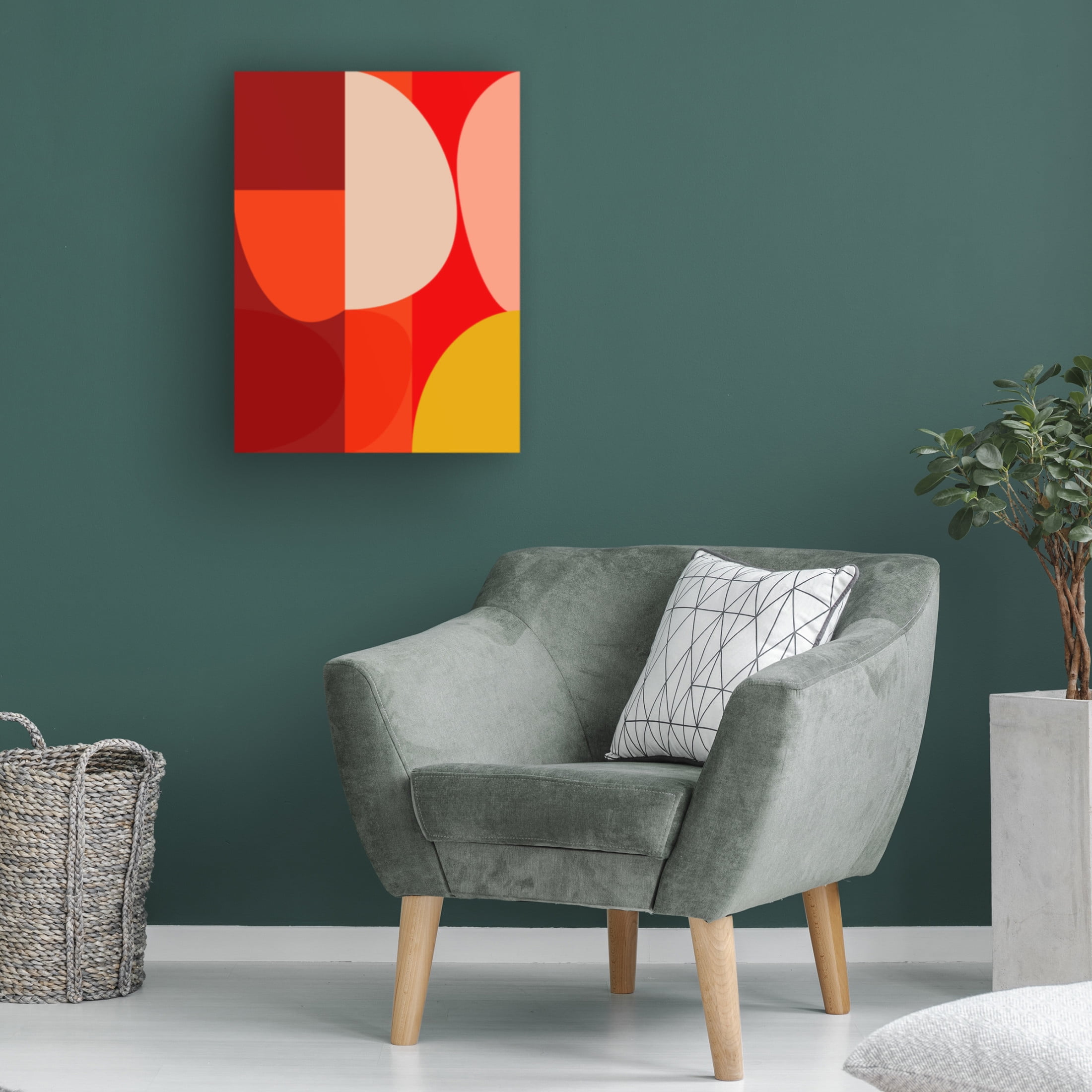 Trademark Fine Art Ana Rut Bre Mid Century Pastel 10 Canvas Wall Art