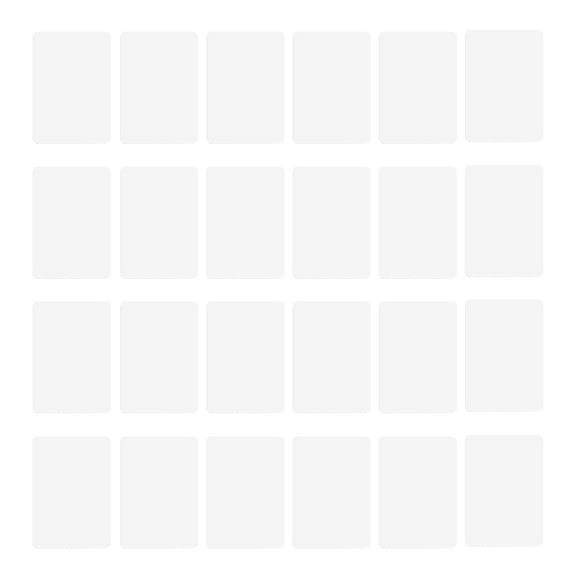 KALLORY 100pcs Laminate Sheets Clear Laminating Sheets for Collectors Storage