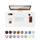thumbnail image 1 of Protector de escritorio Ysagi de piel impermeable blanco 80x40 cm, 1 of 8