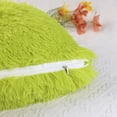 thumbnail image 4 of Unique Bargains Soft Modern Home Decor Plush Decorative Throw Pillow Covers (2 Count) Green 18" x 18", 4 of 6