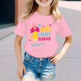 thumbnail image 2 of EHQJNJ Chandail en Molleton pour Tout-Petit Fille Automne Mode Décontractée Imprimé Col Rond Manches Courtes T-Shirt Blanc, 2 of 4