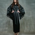 thumbnail image 2 of Lindreshi Robes for Women Clearance Women Lace Satin Sleepwear Kimono Nightdress Lingerie Camisole Casual Pajamas, 2 of 6