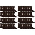 thumbnail image 1 of 240 Pairs Of Yacht & Smith Mens Wholesale Bulk Cotton Socks, Athletic Sport Socks Shoe Size 8-12 (Brown Crew), 1 of 3