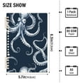 thumbnail image 3 of Octopus Sketchy Notebooks 2 Pcs 1-subject Journal 60 Sheets A5 College Ruled Paper Detachable Ring 8.3"x5.7", 3 of 8