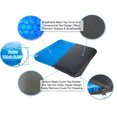 thumbnail image 6 of Ergonomic Gel Honeycomb Cushion 2.4" Thick Cooling Comfort with Non-Slip, Breathable Design - Orthopedic Pressure Relief Support for Sciatica, Tailbone, Back Pain Relief, 6 of 8