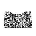 thumbnail image 3 of Leather Tissue Box Cover - black grey Leopard print fashion Long PVC Tissue Box Holder for Dining Tables, Bedside Tables, Desks, Modern Tissue Holder Cover for Living Room, Office, Bedroom Decor, 3 of 8