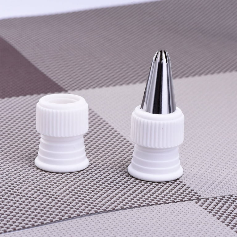 Coupler Piping Bag Set Plastic Standard Couplers for Icing Nozzles 12 Pieces White Walmart