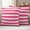 DeepPink, variant on Black Beige Striped Outdoor Waterproof Pillow Covers, Vintage Geometric Line Simple Decorative Square Throw Pillowcase Sofa Cushion Sham for Patio/Couch/Chair, 24"x24" 2 Pack