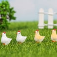 thumbnail image 3 of ULTNICE 20pcs Tiny Figurines Resin Mini Chicken Statue for Interior Decor in Dollhouse, 3 of 8