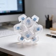 thumbnail image 3 of 12-Key Mechanical Switch Fidget Toy, Clicky Keyboard Keychain for Stress Relief & Anxiety, Portable Sensory Fidget Pad for Adults & Kids, LED Glowing Option, 3 of 10