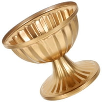 STOBOK Golden Metal Urn Planter Vintage Flower Vase for Home Office Wedding Decor