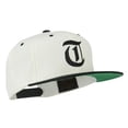 thumbnail image 5 of Old English T Embroidered Snapback Cap - Natural Black OSFM, 5 of 5