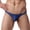 Blue, variant on Vedolay Panties For Men Cotton Bikini Mens Panties Underwear Translucent Briefs Solid Casual Lingeries Underwear Panties,Black L