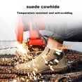 thumbnail image 2 of Lightweight Safety Boots Men Slip on Steel Toe Cap Boots Splash Proof Work Boots EU 36-46 Khaki, 2 of 7