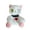 White, variant on Christmas Bunny Stuffed Toys, Halloween Scary Rabbit Stuffed Animal Long Ears Standing Toy, Suitable for Fans Easter Christmas Birthday Gift