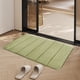 thumbnail image 5 of Alfombra Absorbente de Espuma para Baño, Antideslizante, Espuma de Coral gruesa, Memoria Absorbente Lenta, (40x60cm), Verde Militar, 5 of 7