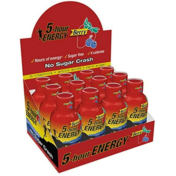 5-Hour Energy 5-Hour Energy Drink, Original, Per 12 Berry