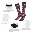 thumbnail image 3 of Susaid Candy Corn (2) Print Thermal Winter Socks for Men and Women, Warm Crew Hiking Socks, for Boots and Outdoor Activities, 3 of 6